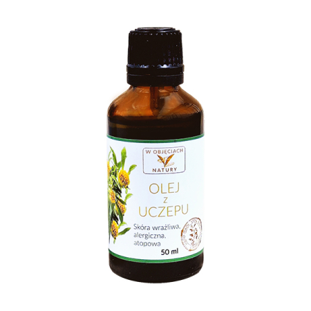 Olej z Uczepu - 50 ml  Skóra Wrażliwa, Łuszczycowa, Atopowa
